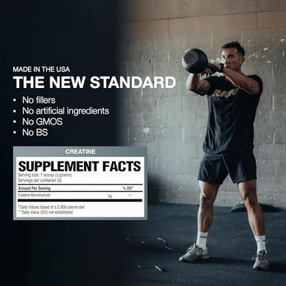Raw Nutrition Creatine Monohydrate 30 servings packaging