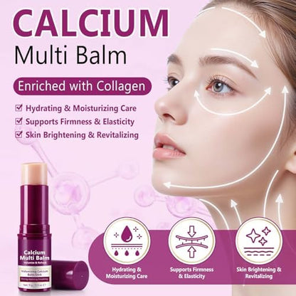 Portable Korean skincare wrinkle core stick showing the twist up moisturizing cream mechanism