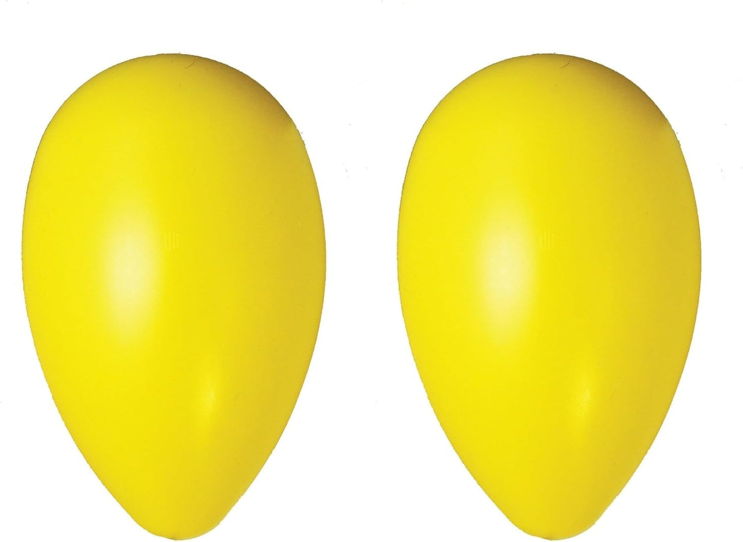 Durable yellow Jolly Egg dog toy on grass
