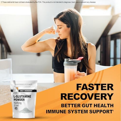 Its Just L-Glutamine supplement for muscle recovery and gut health