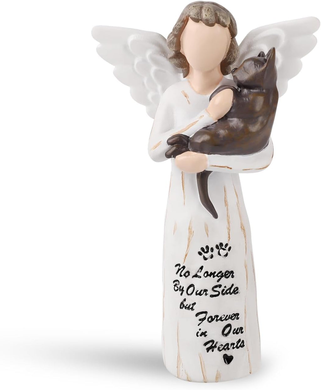 Cat Memorial Angel Figurine Statue for Cat Lovers in Memory of Their Beloved Cat (Black Cat) - Image 9