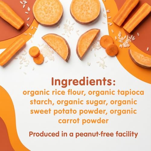 Baby Mum-Mum Sweet Potato and Carrot organic baby crackers