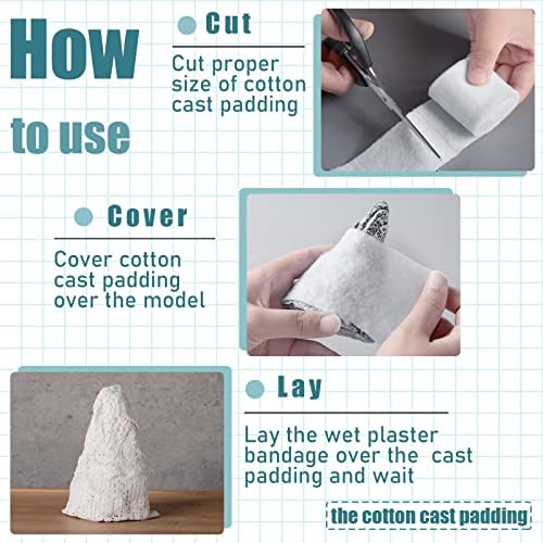 Nuanchu individual pack soft padding rolls arranged together for hobby mask making.
