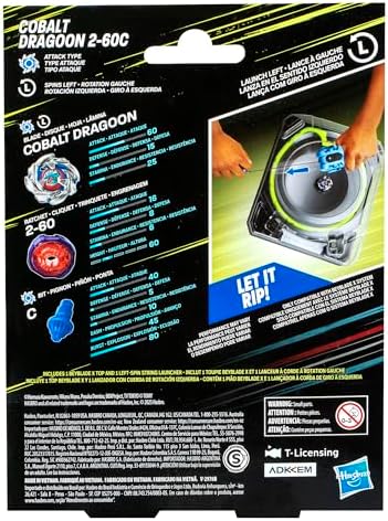Deluxe left-spin string launcher for Beyblade X