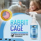 Riverside Essentials small animal habitat cleaning spray back label showing usage instructions