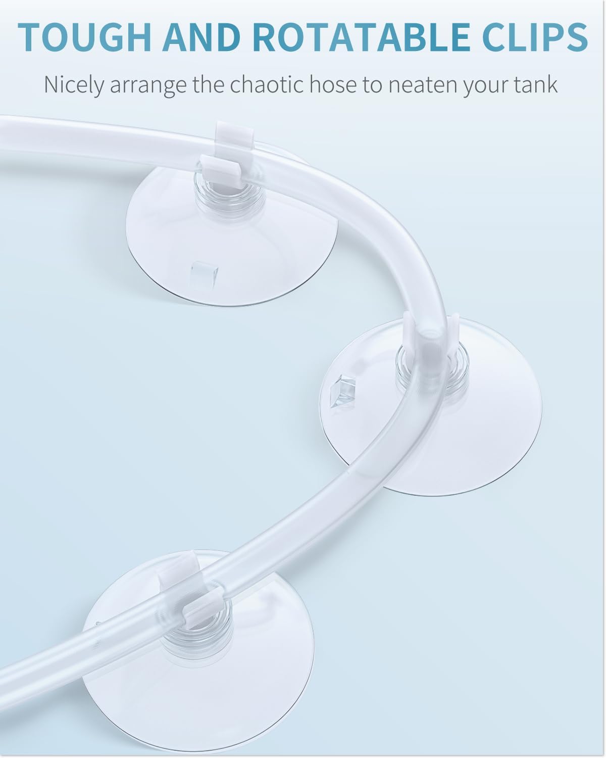 Pawfly clear air hose holder clamps package