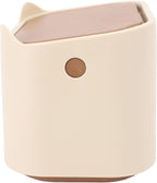 Side profile of Saluaqui enclosed cat litter trash can