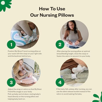 Close up of My Brest Friend wipe-clean antimicrobial nursing pillow surface