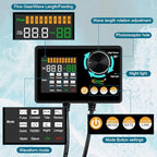 Hygger twenty five watt wave maker submerged in a saltwater coral reef aquarium