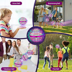 Shockproof ABS plastic flying toy for kids and adults showcasing enclosed propeller design.