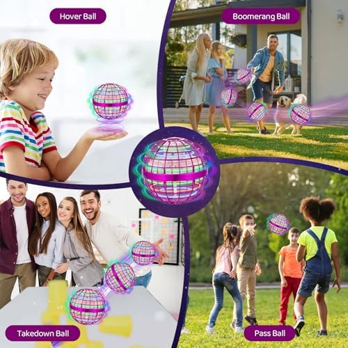 Shockproof ABS plastic flying toy for kids and adults showcasing enclosed propeller design.