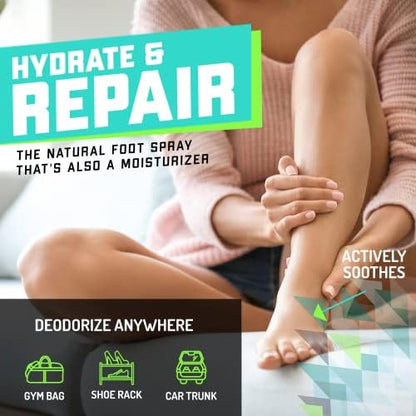 Essential oil infused shoe freshener for gym sneakers and boots