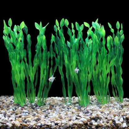 AQUANEAT durable aquarium landscaping accessories side view inside a clear tank