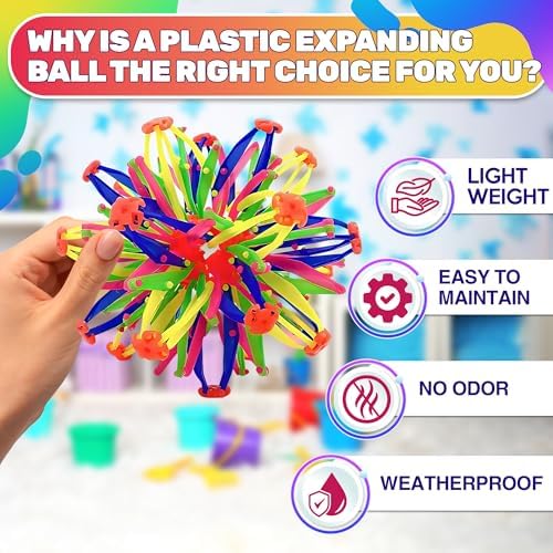 DIMROM breathing toy closed at five point five inches demonstrating its compact and portable design.