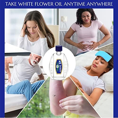 Authentic USA imported White Flower oil bottle with packaging