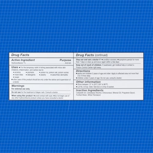 Authentic USA imported CareAll hydrocortisone packets for first aid kits