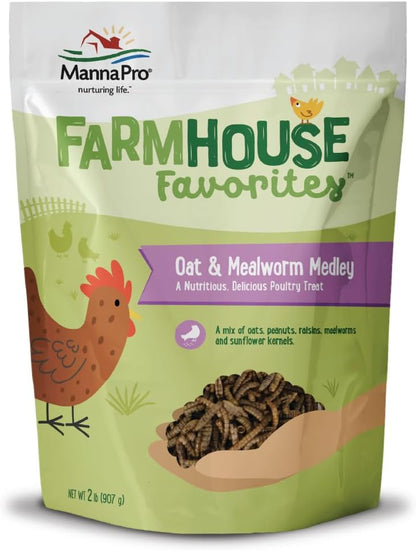 USA imported Manna Pro Critter Combo Crunch bug jug feed reward for chickens