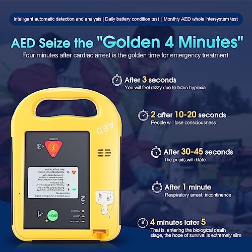 JIALANRW AED 7000 series automatic heart rhythm analysis device