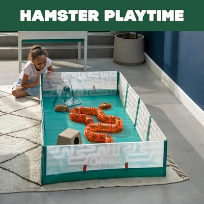 Omlet Large Foldable Hamster Playpen with Removable Floor Protector | Quick Pop-Up Design Opens & Closes in Seconds | Spacious Indoor & Outdoor Exercise Pen for Hamsters & Small Animals - Image 4