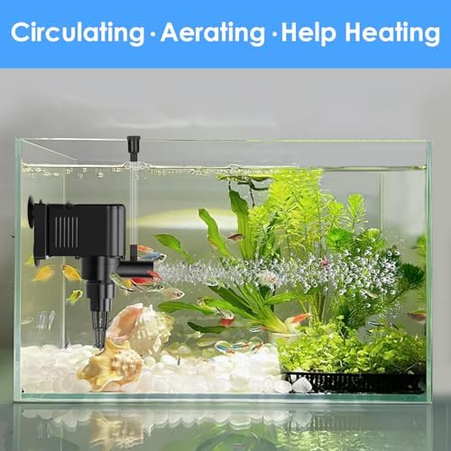 AquaMiracle fish tank pump with venturi aeration tubing