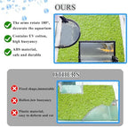 Pryitier floating plant corral used as a fixed fish feeding ring