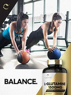 Carlyle L-Glutamine capsules bottle cap and safety seal