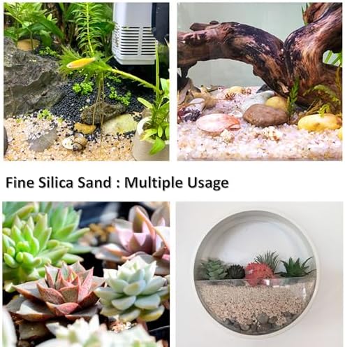 Horticultural silica sand for cactus potting mix