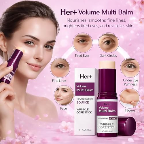 Side view of Viareline nutrition volume calcium balm stick texture and formula