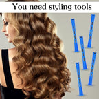 CTAKPOWE short hair perm rollers set demonstrating the flexible silicone components
