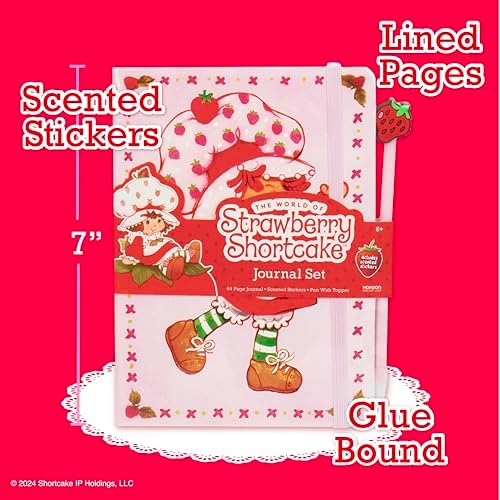 Strawberry Shortcake journaling kit in retail packaging