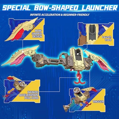 Infinity Nado S7 bow shaped launcher mechanism
