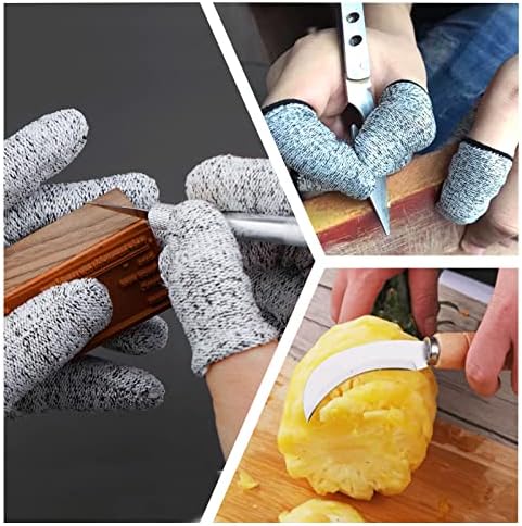 BlingKingdom reusable non slip finger gloves used for kitchen cutting safety