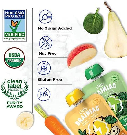 Back of pack showing ingredients and BrainPack benefits