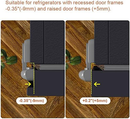 Eudemon refrigerator lock adhesive backing detail