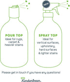 USA imported pet urine eliminator spray being used on fabric car seat