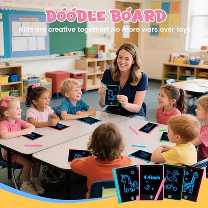 Side profile of slim 4.4 inch LCD writing board