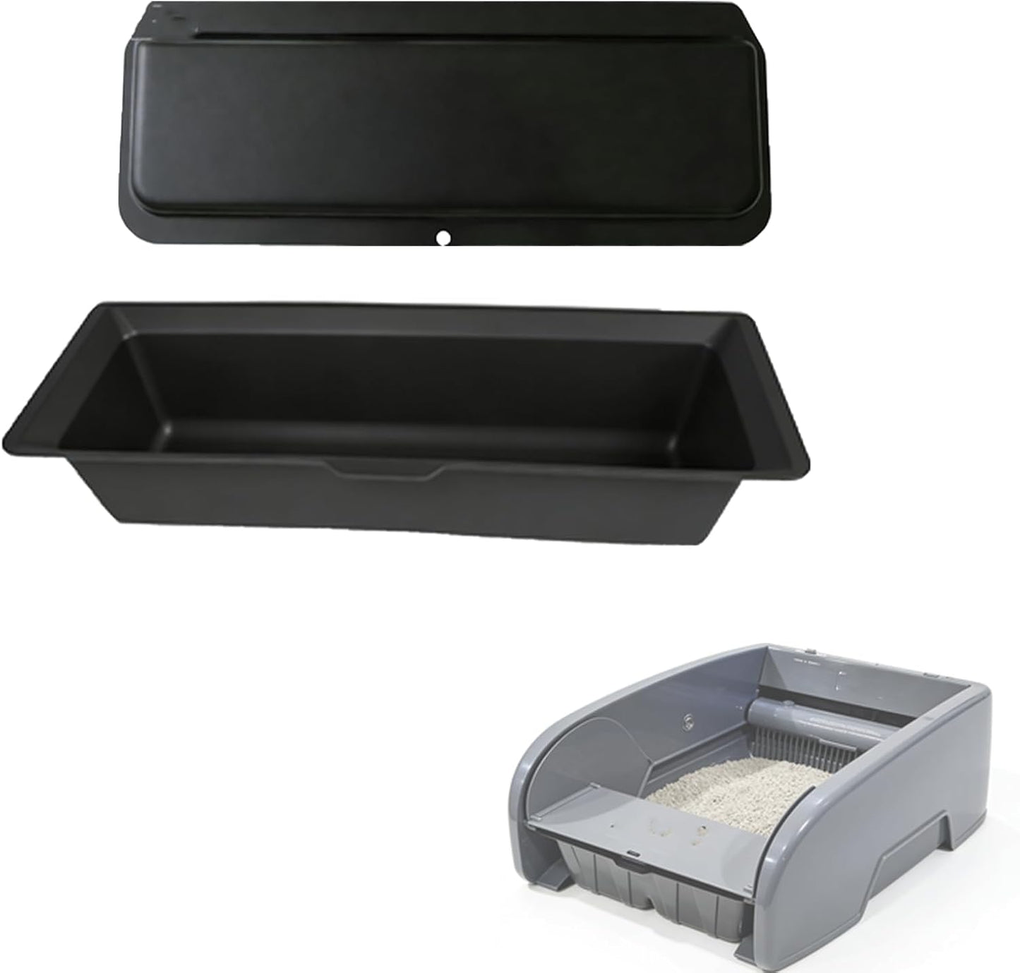 LitterMaid 3rd Edition Compatible Permanent Waste Receptacle front view