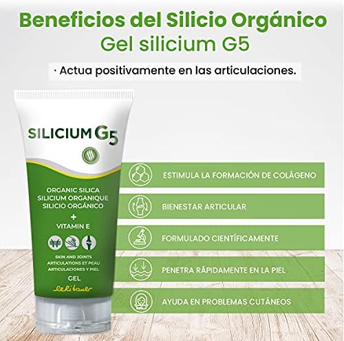 Laboratorios Silicium G5 topical collagen gel for skin elasticity and wrinkle reduction
