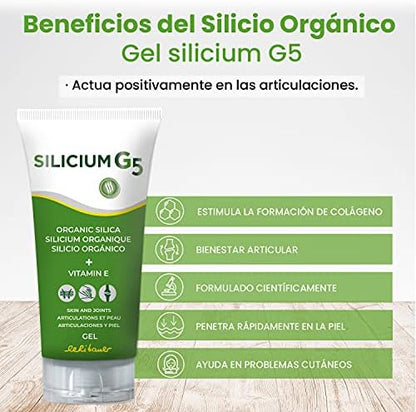 Laboratorios Silicium G5 topical collagen gel for skin elasticity and wrinkle reduction