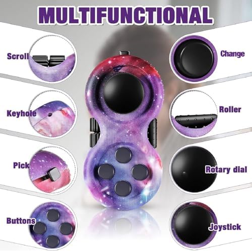 Close up view of the interactive gears and joystick on Skylety pad