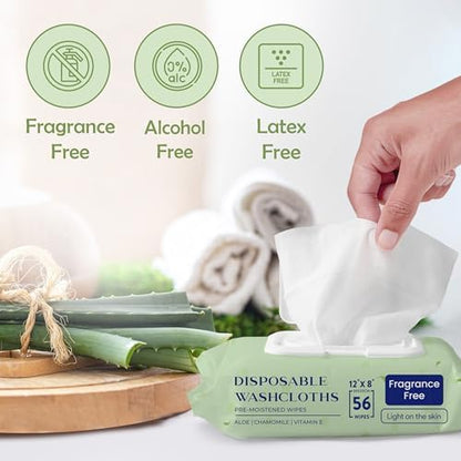 ProHeal alcohol free fragrance free personal body wipes for elderly care