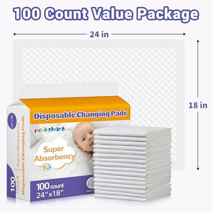 Poikshark changing pads used on a changing table for baby care