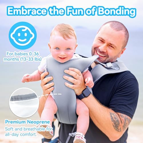 Yesybc infant chest holder ergonomic leg opening detail