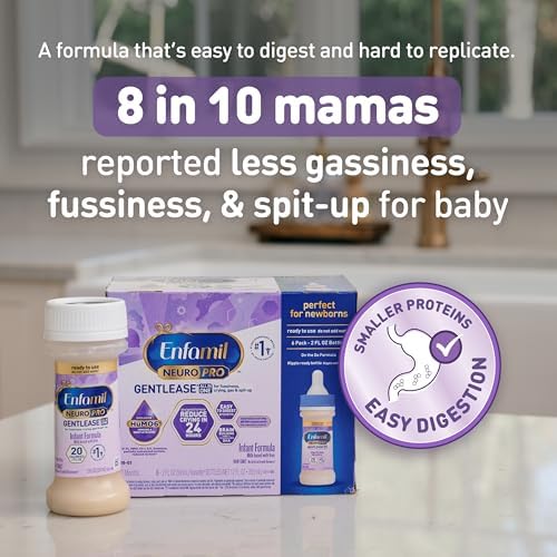 Enfamil NeuroPro Gentlease convenient travel ready baby formula bottle