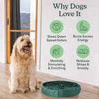 Reggie Dog Slow Feeder Mat non slip rubber bottom
