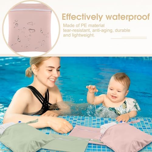 Reginary wet bag set neatly organized for travel packing
