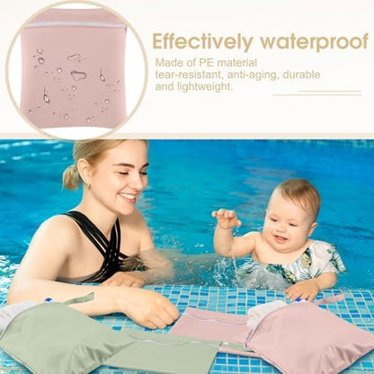 Reginary wet bag set neatly organized for travel packing
