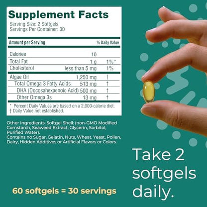 Iwi life unflavored DHA 60 softgels premium supplement packaging
