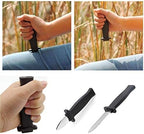 GUDVES prank novelty dagger set showing full dimensions of handle and blade