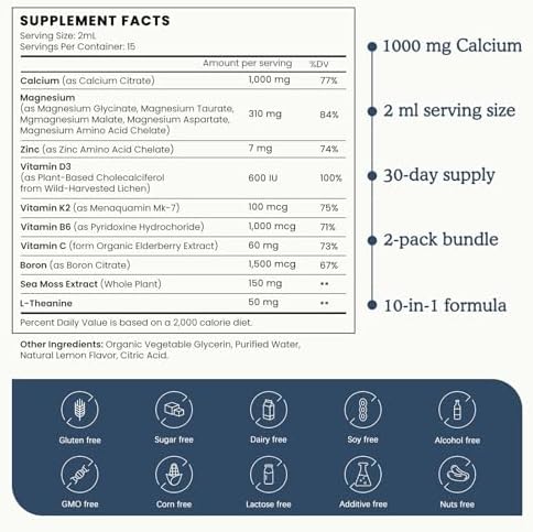 Ingredients label of Payaocz 10-in-1 mineral supplement